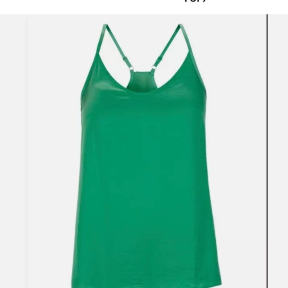 Cabi Park Racerback Cami #6111 Verdant Green tank, size Medium - Picture 3 of 8